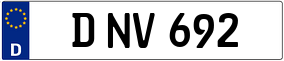 Truck License Plate